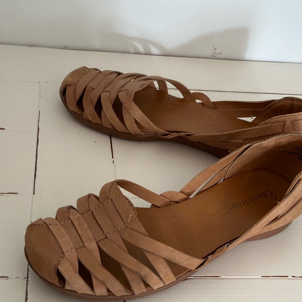 Bare Traps Huarache Woven Leather Flats